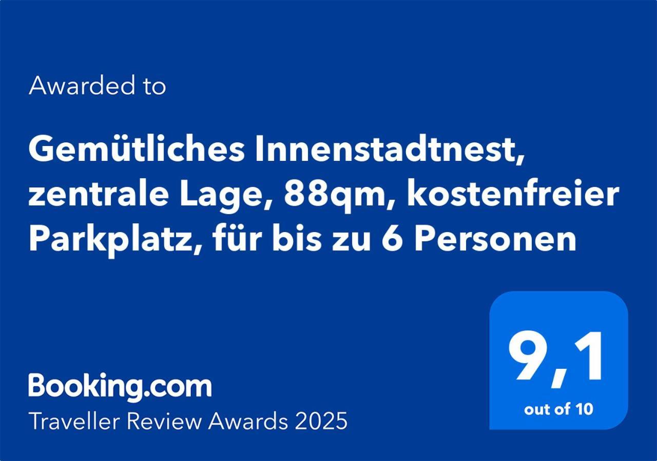 Gemuetliches Innenstadtnest, Zentrale Lage, 88Qm, Kostenfreier Parkplatz, Fuer Bis Zu 6 Personen Cottbus Extérieur photo